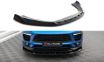 Maxton Front Ansatz V.1 für Porsche Macan Mk1 schwarz Hochglanz PO-MA-1-FD1-G
