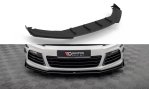 Maxton Street Pro Front Ansatz + Flaps VW Scirocco R Mk3 schwarz Hochglanz VWSC3RCNC-FD2BRB+FSF1-G