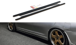 Maxton Seitenschweller Ansatz für Mazda Xedos 6 schwarz matt MA-XE-6-SD1-T