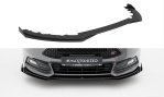 Maxton Street Pro Front Ansatz + Flaps Ford Focus ST Mk3 Facelift schwarz Hochglanz FOFO3FSTCNC-FD4BRB+FSF1-G