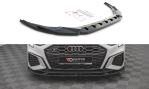 Maxton Front Ansatz V.3 für Audi S3 / A3 S-Line 8Y schwarz Hochglanz AU-A3-8Y-SLINE-FD3-G