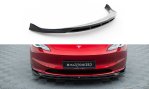 Maxton Front Ansatz V.1 Tesla Model 3 Project HighlandFacelift schwarz Hochglanz TE-MODEL3-1F-FD1G+FD1R-G