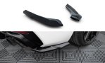 Maxton Heck Ansatz Flaps Diffusor V.5 (heckansatz v.3) BMW 1er M-Paket / M140i F20 Facelift schwarz Hochglanz BM-1-F20F-M-RSD5-G