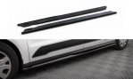 Maxton Seitenschweller Ansatz Ford Transit Connect L2 Mk2 Facelift schwarz Hochglanz FO-TR-CON-3-SD1-G
