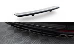 Maxton Mittlerer Cup Diffusor Heck Ansatz Audi S4 B9 Facelift schwarz Hochglanz AU-S4-B9F-RD1G+RD2-G