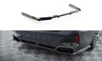 Maxton Mittlerer Cup Diffusor Heck Ansatz V.1 BMW 5er / i5 M-Paket G60 schwarz Hochglanz BM-5-G60-MPACK-RD1G+RD3-G