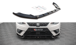 Maxton Front Ansatz V.1 für Seat Ibiza FR/ Standard Mk5 schwarz Hochglanz SE-IB-5-FD1-G
