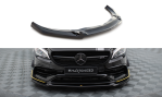 Maxton Front Ansatz V.4 Mercedes-AMG CLA 45 Aero C117 Facelift schwarz Hochglanz ME-CLA-117-45-AMG-AERO-FD2-G