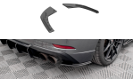 Maxton Street Pro Heck Ansatz Flaps Diffusor für Audi S3 Sportback 8V Facelift AUS33FSBCNC-RSD1BRB