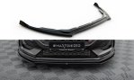 Maxton Front Ansatz V.1 Ford Fiesta ST / ST-line Mk8 Facelift schwarz Hochglanz FO-FI-8F-ST-FD1-G