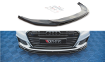 Maxton Front Ansatz V.3 für Audi A6 S-Line / S6 C8  schwarz Hochglanz AU-A6-C8-SLINE-FD1G+FD1R-G