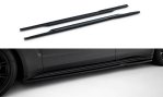 Maxton Seitenschweller Ansatz V.2 Porsche Panamera Turbo S E-Hybrid / Panamera E-Hybrid 971 schwarz Hochglanz PO-PA-971-H-SD2-G