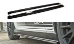 Maxton Seitenschweller Ansatz für FIAT GRANDE PUNTO ABARTH schwarz Hochglanz FI-GP-ABARTH-SD1-G
