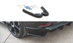 Maxton Heck Ansatz Flaps Diffusor V.2 für Audi RS3 8V Sportback Facelift schwarz Hochglanz AU-RS3-8VF-RSD2-G