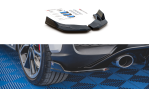 Maxton Heck Ansatz Flaps Diffusor V.4 für Hyundai I30 N Mk3 Hatchback schwarz Hochglanz HY-I30-3-N-RSD5-G