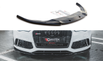 Maxton Front Ansatz V.3 für Audi RS6 C7 schwarz Hochglanz AU-RS6-C7-FD3-G