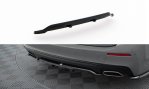 Maxton Mittlerer Cup Diffusor Heck Ansatz BMW 5er G30 / G31 Facelift schwarz Hochglanz BM-5-G31F-RD1G+RD2-G