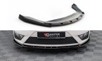 Maxton Front Ansatz V.2 Seat Ibiza FR SC Mk4 Facelift schwarz Hochglanz SE-IB-4F-FR-SC-FD2-G