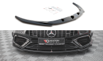 Maxton Front Ansatz V.1 für Mercedes-AMG CLA 45 Aero C118 schwarz Hochglanz ME-CLA-118-45AMG-FD1-G