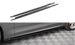 Maxton Seitenschweller Ansatz BMW 5er GT M-Paket F07 schwarz Hochglanz BM-5-GT-07-MPACK-SD1-G