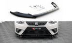 Maxton Front Ansatz V.3 für Seat Ibiza FR/ Standard Mk5 schwarz Hochglanz SE-IB-5-FD3-G