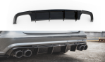 Maxton Diffusor Heck Ansatz für Audi S6 / A6 S-Line C7 FL schwarz Hochglanz AU-S6-C7F-AV-RS1-G