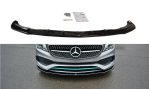 Maxton Front Ansatz V.1 für Mercedes CLA C117 AMG-LINE FACELIFT schwarz Hochglanz ME-CLA-117F-AMGLINE-FD1-G