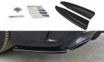 Maxton Heck Ansatz Flaps Diffusor für Mercedes CLA A45 AMG C117 Facelift schwarz Hochglanz ME-CLA-117F-AMG-RSD1-G