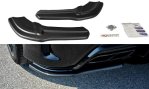 Maxton Heck Ansatz Flaps Diffusor für Mercedes A W176 AMG Facelift schwarz Hochglanz ME-A-176F-AMG-RSD1-G