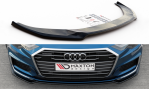 Maxton Front Ansatz V.1 für Audi A6 S-Line / S6 C8  schwarz Hochglanz AU-A6-C8-SLINE-FD1-G