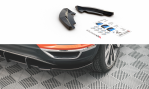 Maxton Heck Ansatz Flaps Diffusor für Volkswagen T-Roc Mk1 schwarz Hochglanz VW-T-ROC-1-RSD1-G