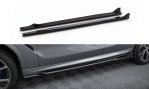 Maxton Seitenschweller Ansatz V.2 BMW X6 M-Paket G06 Facelift schwarz Hochglanz BM-X6-G06F-MPACK-SD2-G