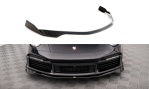 Maxton Front Ansatz für Porsche 911 Turbo S 992 schwarz Hochglanz PO-911-992-TURBO-S-FD1-G