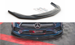 Maxton Front Ansatz V.3 für Mercedes A35 AMG / AMG-Line W177  schwarz Hochglanz ME-A-177-35-FD3-G