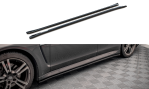 Maxton Seitenschweller Ansatz für V.2 für Porsche Panamera / Panamera Diesel / Panamera Turbo 970 schwarz Hochglanz PO-PA-970-SD2-G