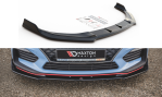 Maxton Front Ansatz V.3 für Hyundai I30 N Mk3 Hatchback/ Fastback schwarz Hochglanz HY-I30-3-N-FD3-G