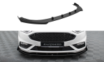 Maxton Street Pro Front Ansatz + Flaps Ford Mondeo Sport Mk5 Facelift / Fusion Sport Mk2 Facelift schwarz Hochglanz FOMO5FSPORTCNC-FD1B+FSF1-G