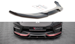 Maxton Front Ansatz V.2 für Nissan 370Z Nismo Facelift schwarz Hochglanz NI-370Z-NISMO-FD2-G