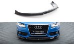 Maxton Front Ansatz V.3 Audi S4 / A4 S-Line B8 schwarz Hochglanz AU-S4-B8-FD3G+FD3R-G