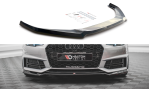 Maxton Front Ansatz V.4 für Audi S4 / A4 S-Line B9 schwarz Hochglanz AU-A4-B9-SLINE-FD4-G