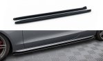 Maxton Seitenschweller Ansatz V.2 Audi S5 / A5 S-Line Coupe 8T schwarz Hochglanz AU-S5-1F-SD1-G