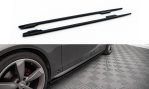 Maxton Seitenschweller Ansatz V.2 Audi A4 / A4 S-Line / S4 B8 schwarz Hochglanz AU-A4-B8F-SLINE-SD1-G