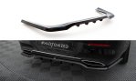 Maxton Mittlerer Cup Diffusor Heck Ansatz Mercedes-Benz CLA Coupe C118 schwarz Hochglanz ME-CLA-118-RD1G+RD2-G