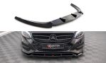 Maxton Front Ansatz für Mercedes-Benz B W246 Facelift schwarz Hochglanz ME-B-246F-FD1-G
