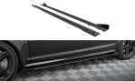 Maxton Street Pro Seitenschweller Ansatz für + Flaps Audi RS6 Avant C6 schwarz Hochglanz AURS6C6CNC-SD1BRB+SF1-G