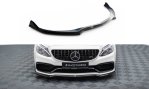 Maxton Front Ansatz V.3 Mercedes-AMG C63 Limousine / Kombi W205 / S205 schwarz Hochglanz ME-C-205-63-FD2-G