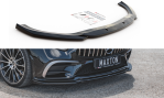 Maxton Front Ansatz V.1 für Mercedes-Benz CLS AMG-Line C257 schwarz Hochglanz ME-CLS-257-AMGLINE-FD1-G