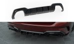Maxton Diffusor Heck Ansatz BMW M340i G20 / G21 (Passend Fahrzeuge mit Anhängerkupplung) schwarz Hochglanz BM-3-21-MPACK-RS1RS2RGOO_OO+RS1RG