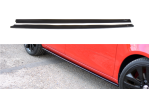 Maxton Seitenschweller Ansatz für Skoda Fabia RS Mk2 schwarz Hochglanz SK-FA-2-RS-SD1-G