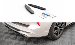 Maxton Heck Ansatz Flaps Diffusor für Ford Kuga ST-Line Mk3 Carbon Look FO-KU-3-STLINE-RSD1-C